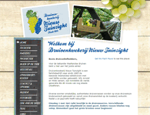 Tablet Screenshot of druivenkwekerij.nl